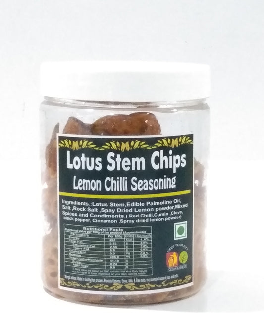 Steam Lotus Chips Lemon Chilli Seasoning 100 Gm