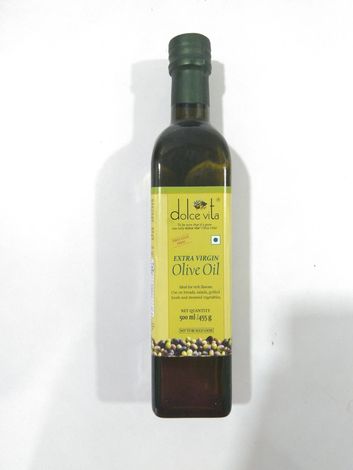 Dolce Vita Extra Virgin Olive Oil 500 Ml 455 Gm