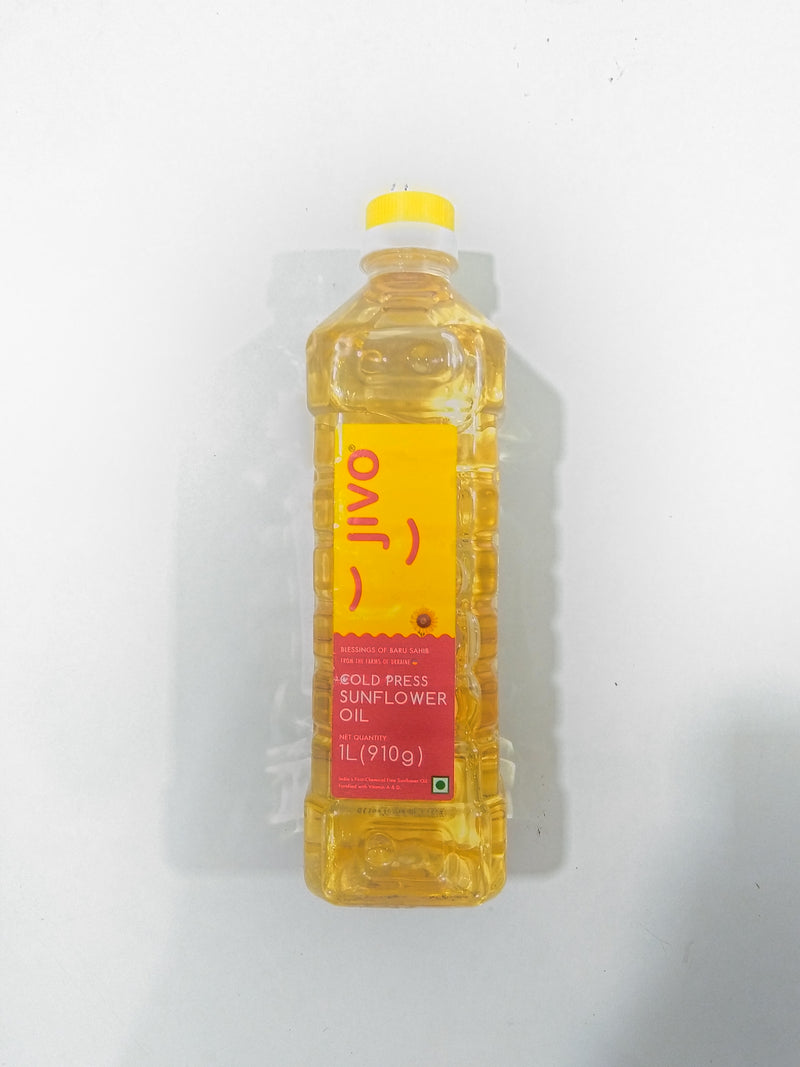 JIVO COLD PRESS SUNFLOWER OIL 1 LTR