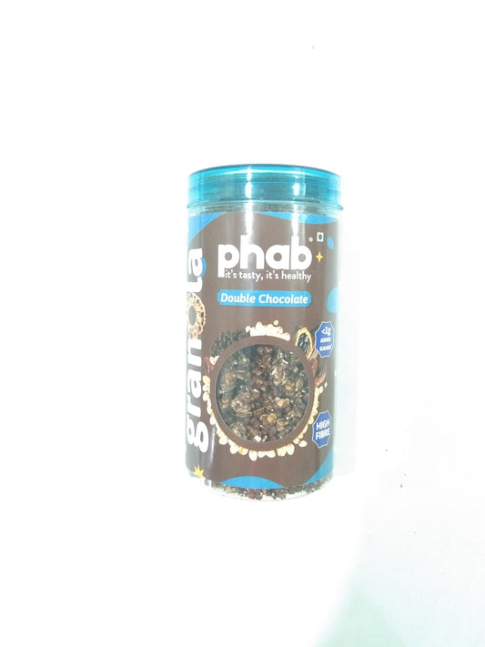 Phab Double Chocolate Granola 245 Gm