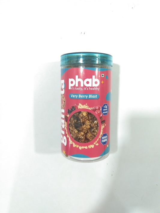 Phab Very Berry Blast Granola 245 Gm