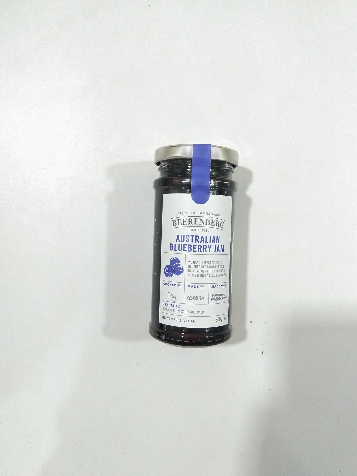 Beerenberg Australian Blueberry Jam 300 Gm
