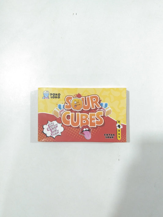 Poko Loko Sour & Chewy Jelly Candy Cubes 90 Gm