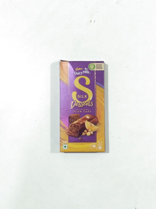 Cadbury Dairy Milk Silk Desserts Plum Cake Chocolate 70 Gm