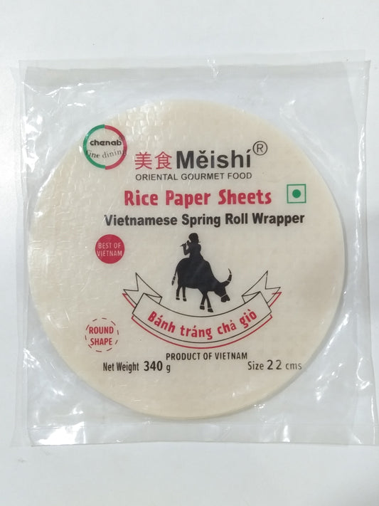M Rice Paper Sheets Spring Roll Wrapper  22Cm 340 Gm