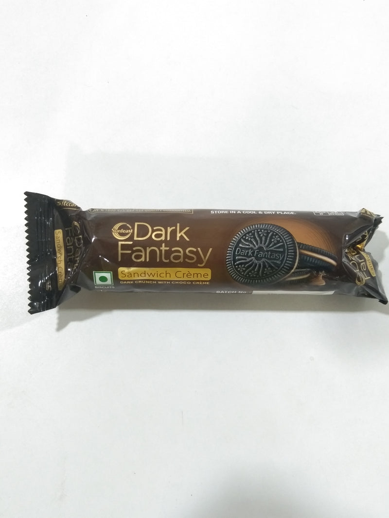 SUNFEAST DARK FANTASY SANDWICH CREME BISCUITS 83 GM