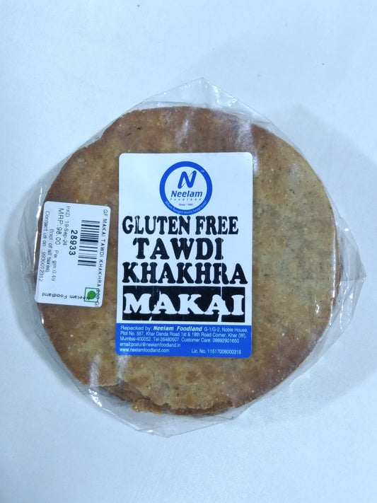 Gluten Free Makai Tawdi Khakhra 200 Gm