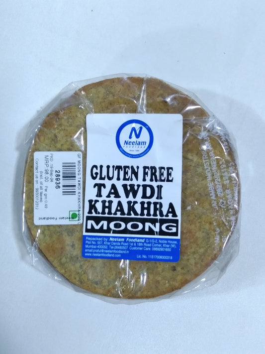 Gluten Free Moong Tawdi Khakhra 200 Gm