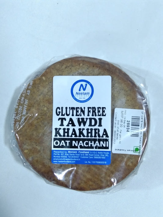 Gluten Free Oats Nachani Tawdi Khakhra 200 Gm