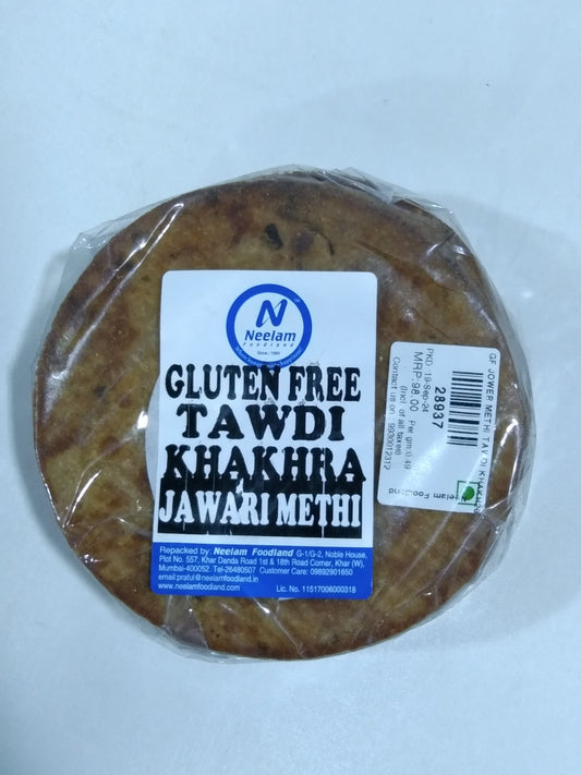 Gluten Free Jower Methi Tawdi Khakhra 200 Gm
