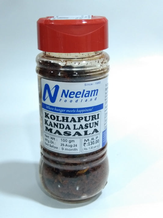 Kolhapuri Kanda Lasun Masala 100 Gm