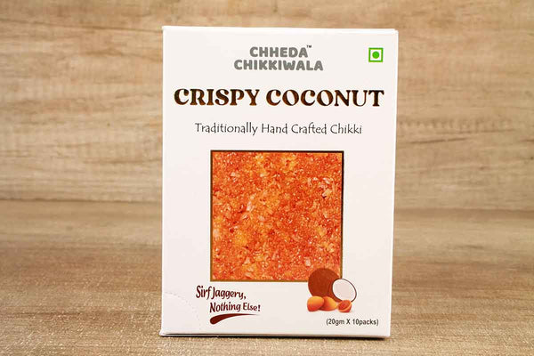 chheda chikkiwala crispy coconut chikki 200 gm