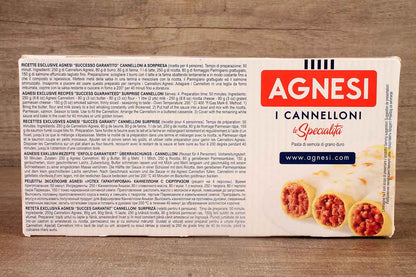Agnesi I Cannelloni Pasta 250 Gm