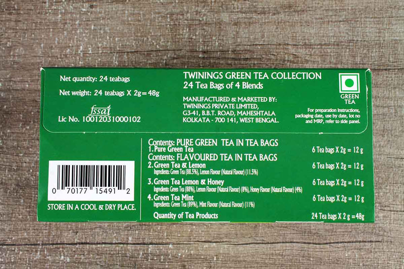twinings green tea collection tea 24 bags 48