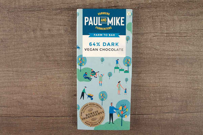 Paul And Mike 64% Dark Chocolate 68 Gm