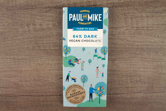 Paul And Mike 64% Dark Chocolate 68 Gm