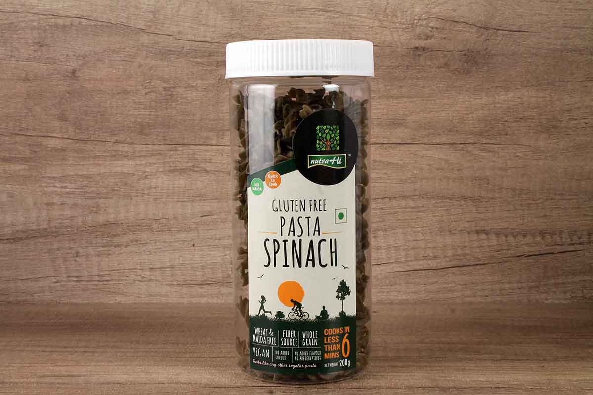 Nutra Hi Gluten Gree Spinach Pasta 200 Gm