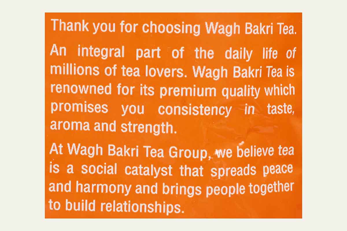 Wagh Bakri Premium Leaf Tea 250 Gm