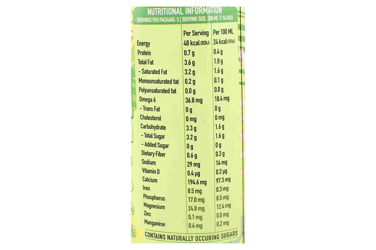Only Earth Coconut Original Unsweetened Milk 1 Ltr