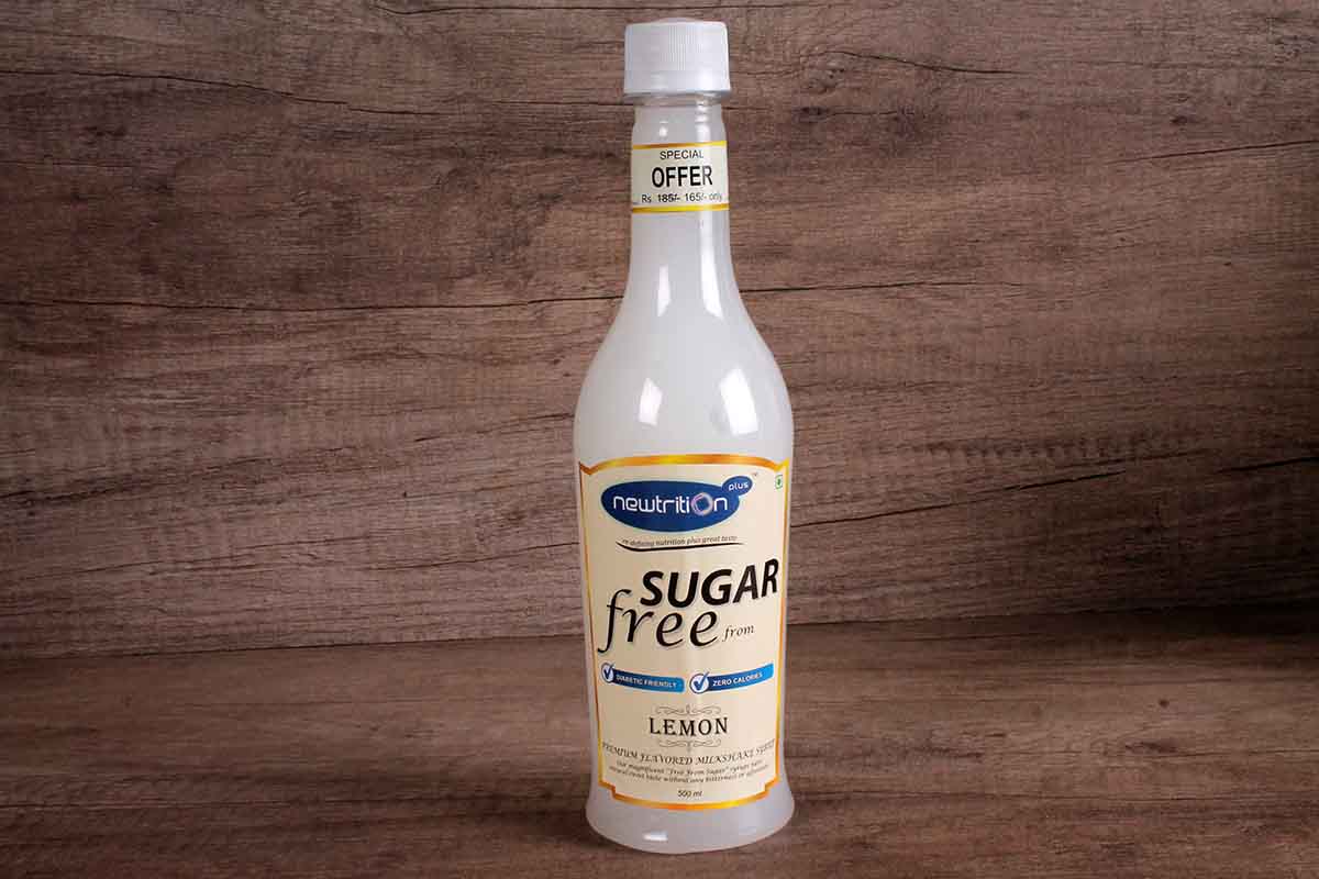 Netrition Lemon Sugar Free Syrup 500 Ml