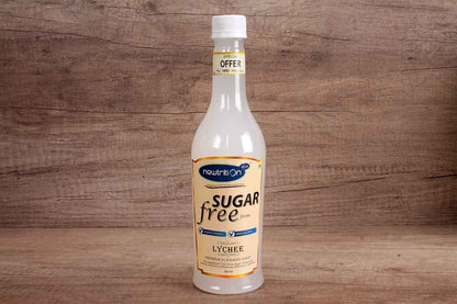 Newtrition Lychee Sugar Free Syrup 500 Ml