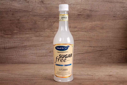 Newtrition Lychee Sugar Free Syrup 500 Ml