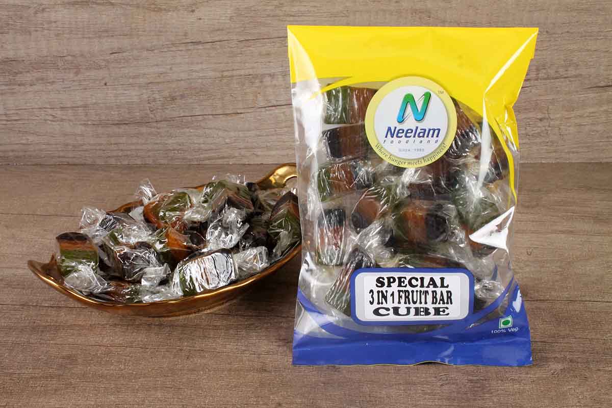 3 In 1 Aam, Kachi Keri, Imli papad Cubes 200 Gm