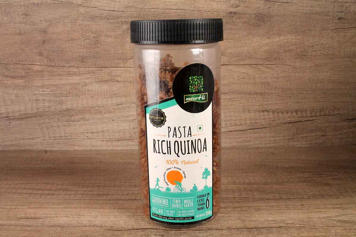 Nutra Hi Gluten Free Rich Quinoa Fusilli Pasta 200 Gm