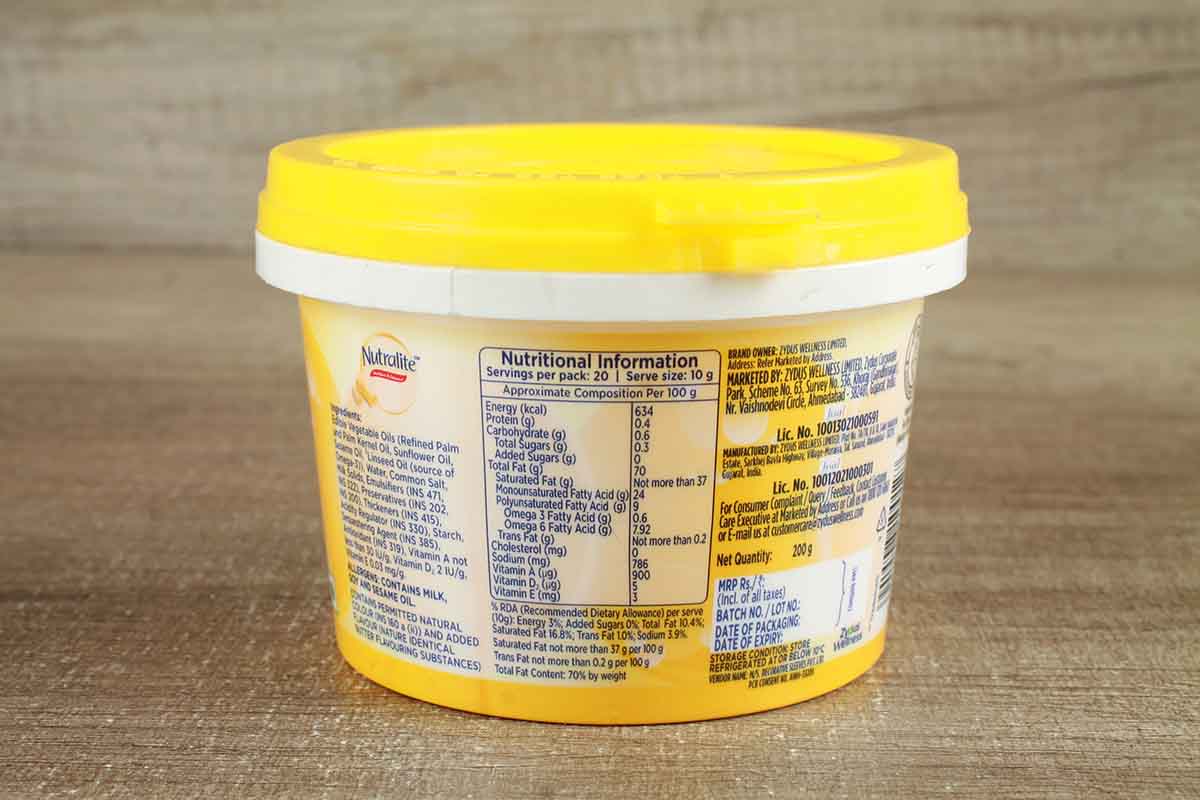 Nutralite Butter Tub 200 Gm