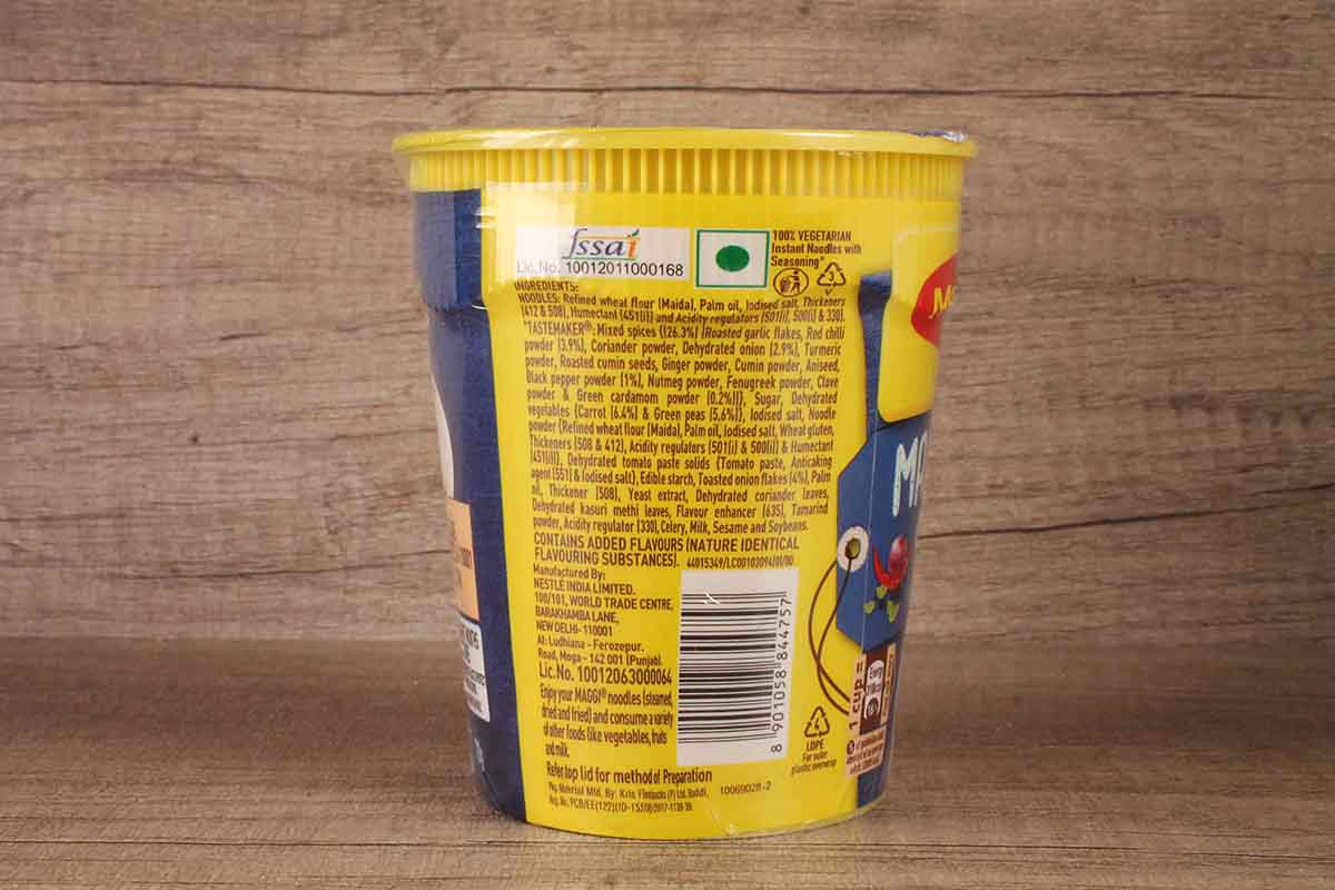 Maggi Cuppa Masala Noodles 70.5 Gm