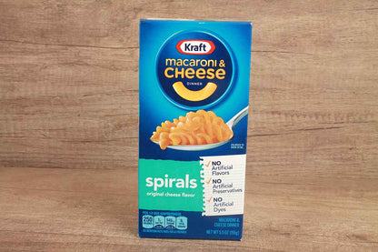 Kraft Macaroni & Cheese Spirals 156 Gm