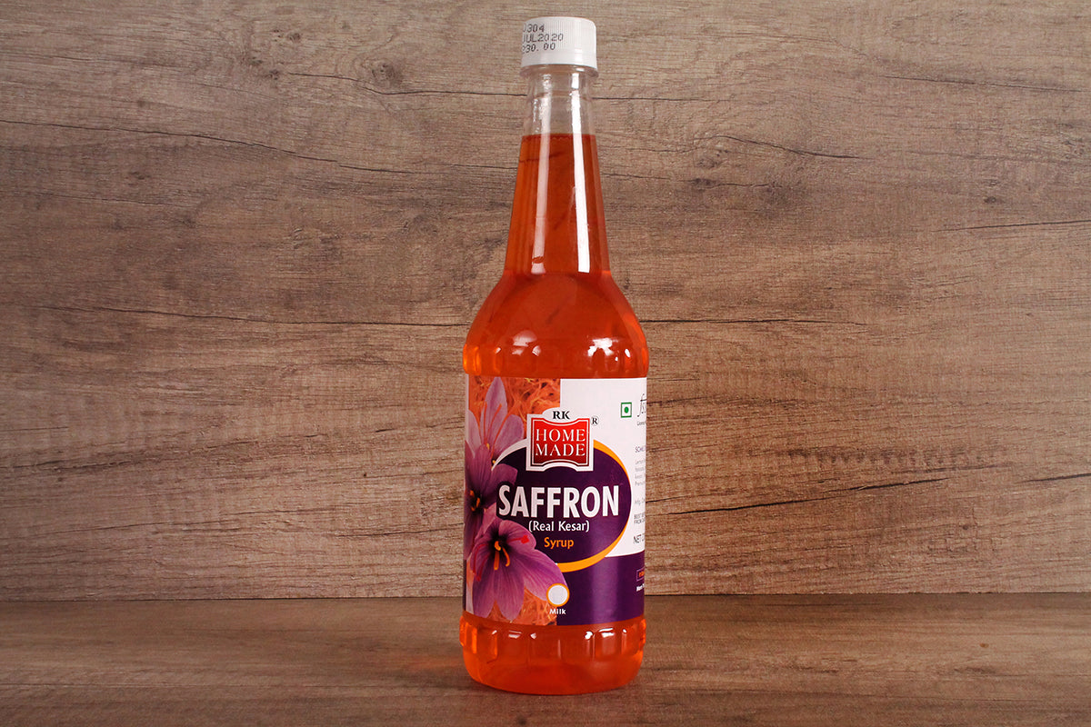 Home Made Safron Syrup 750Ml