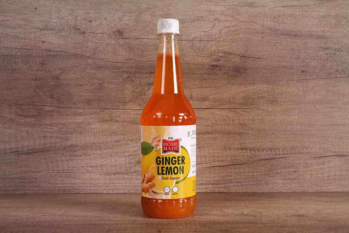 Home Made Ginger Lemon Syrup 750 Ml