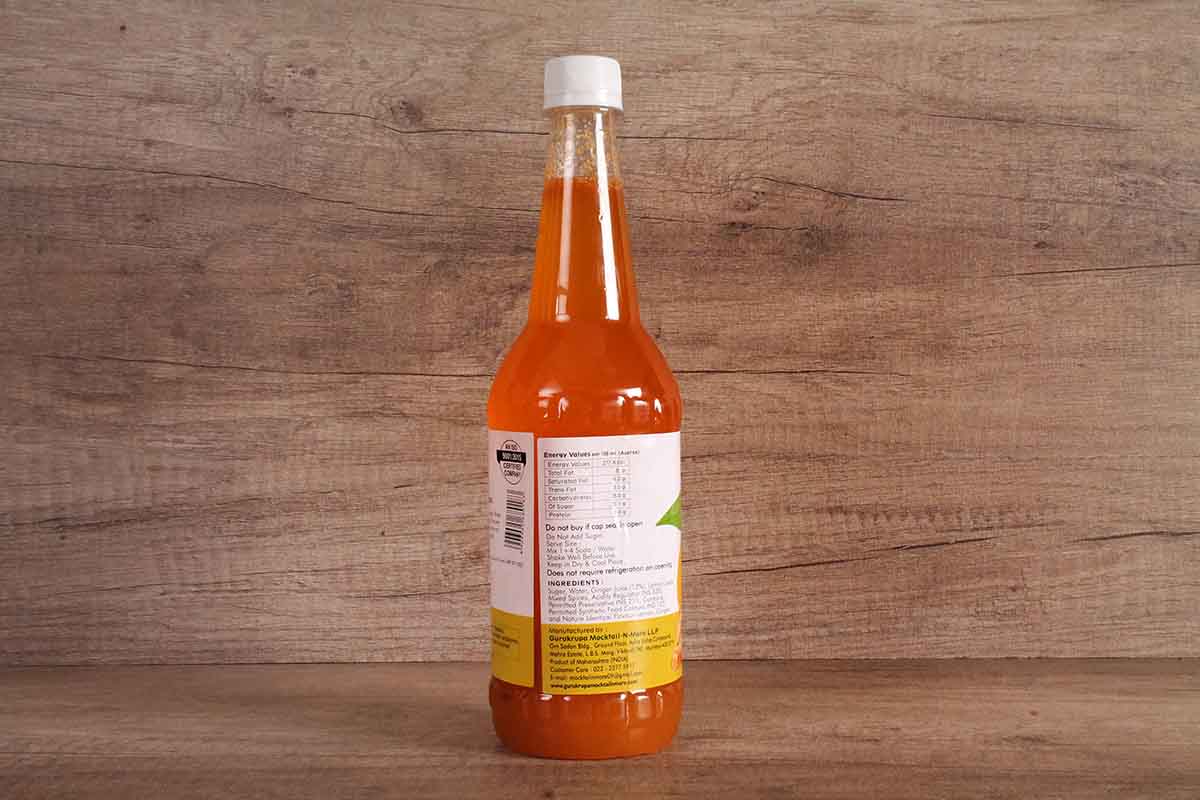 Home Made Ginger Lemon Syrup 750 Ml