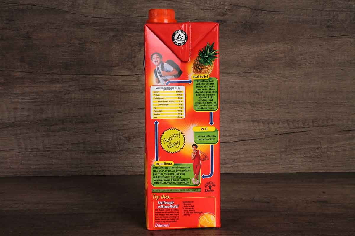Real Pineapple Fruit Juice 1 Ltr
