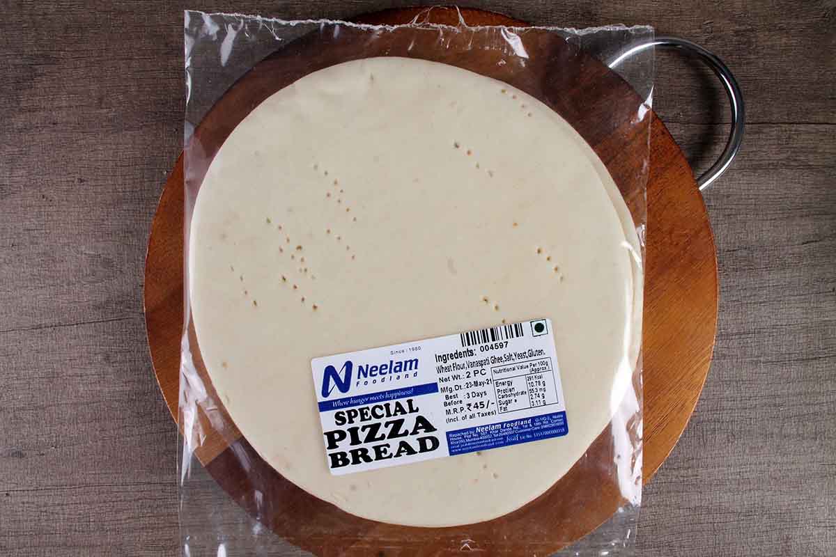 White Pizza Bread Thin 2 Pc