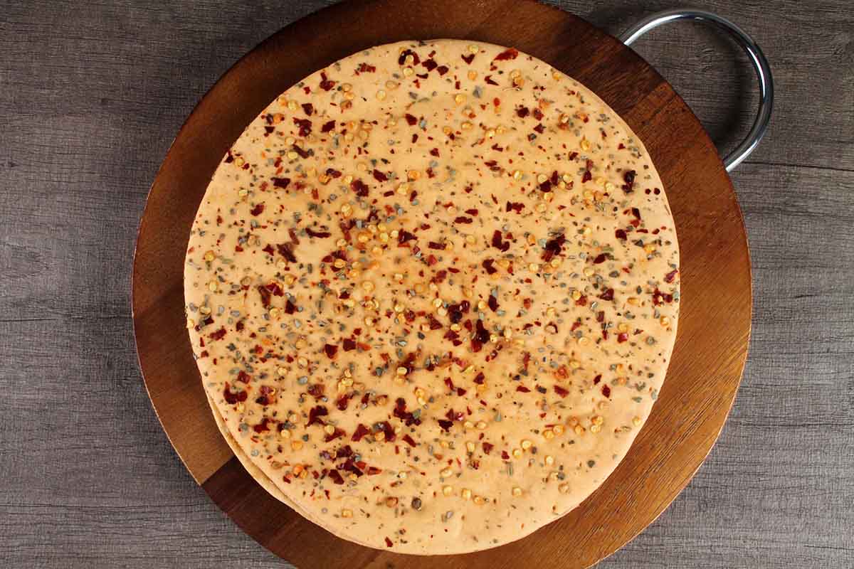 Whole Wheat Herbs Chilli Flakes Pizza Base 2 Piece