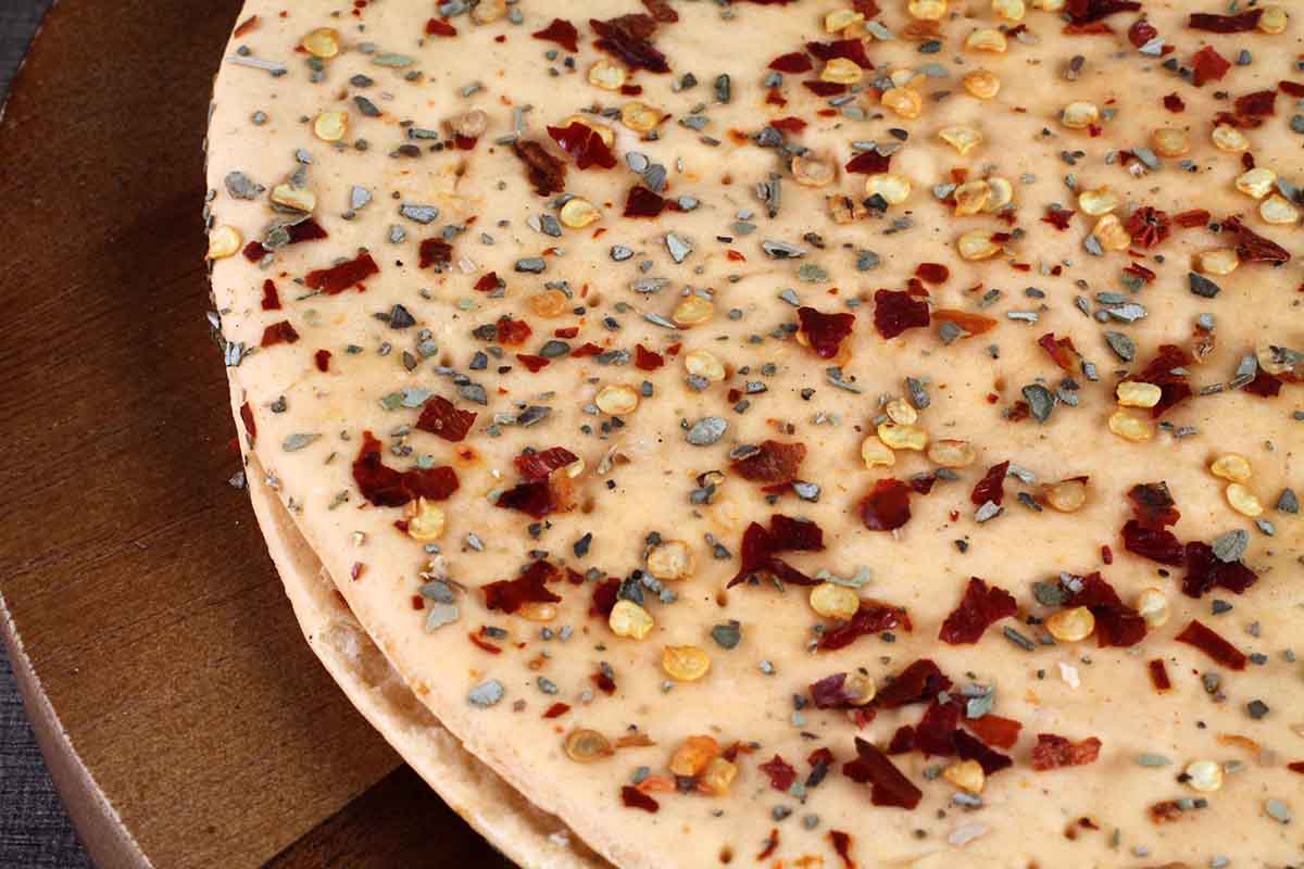Whole Wheat Herbs Chilli Flakes Pizza Base 2 Piece