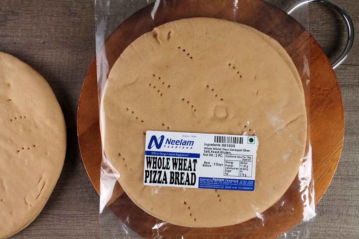 Whole Wheat Pizza Bread 2 Pc - Neelam Foodland Mumbai