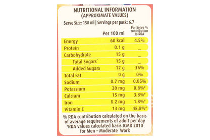 Real Grape Fruit Juice 1 Ltr