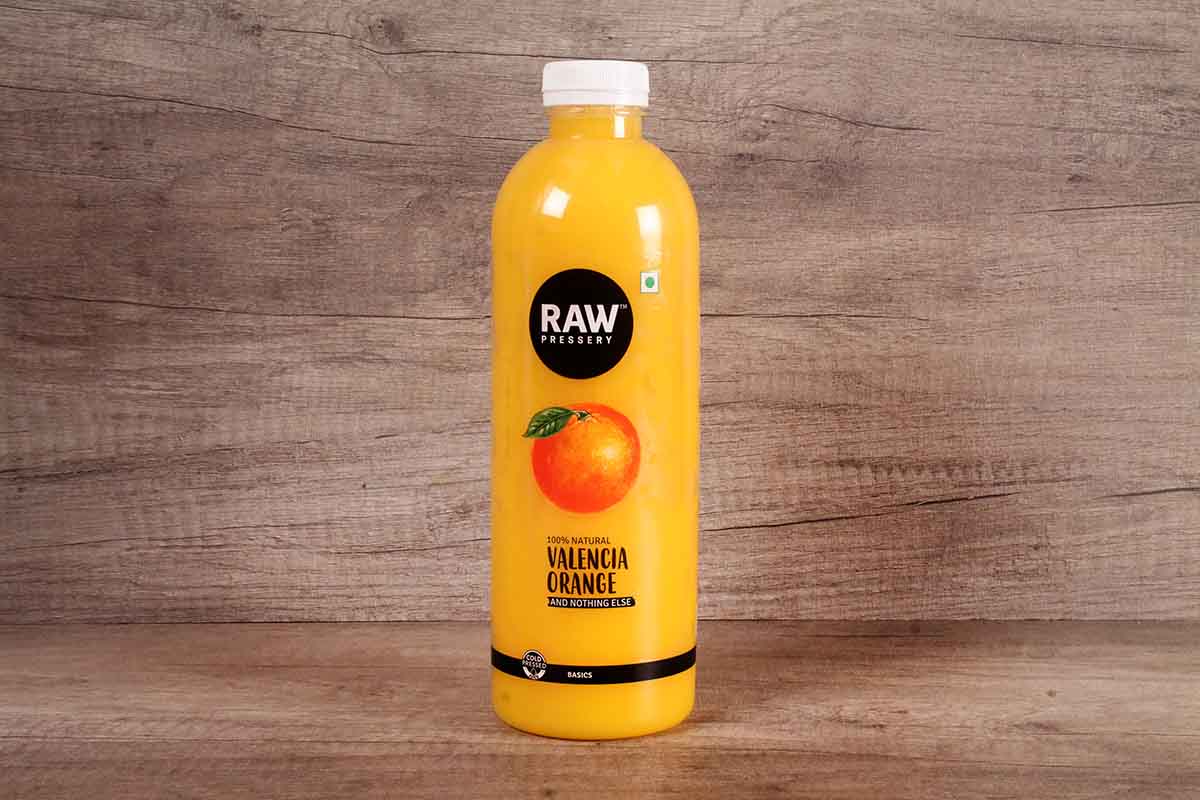 Raw Pressery Valencia Orange Juice 1 Ltr