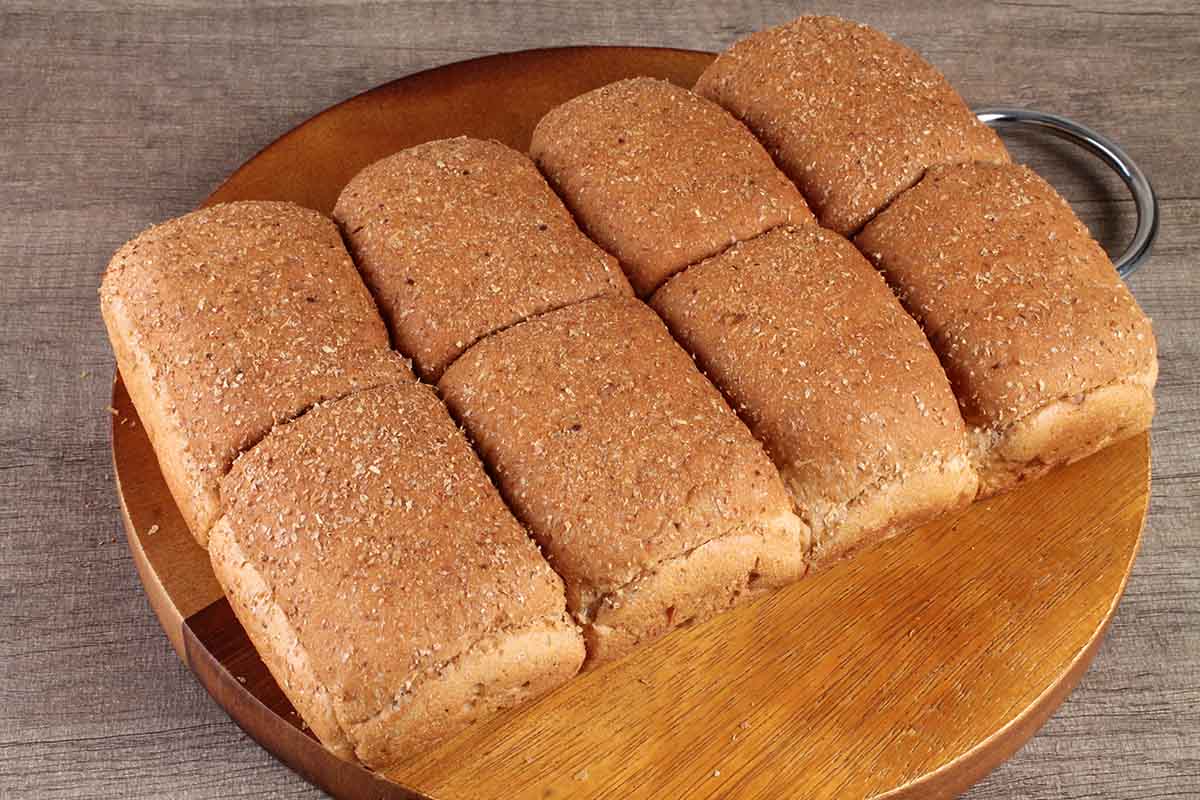Whole Wheat Ladi Pav 200 Gm