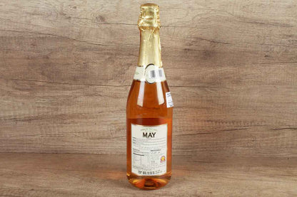 May Gold Non Alcoholic No Added Sugar Peach Flavour Sparkling Fruit Juice 750 Ml