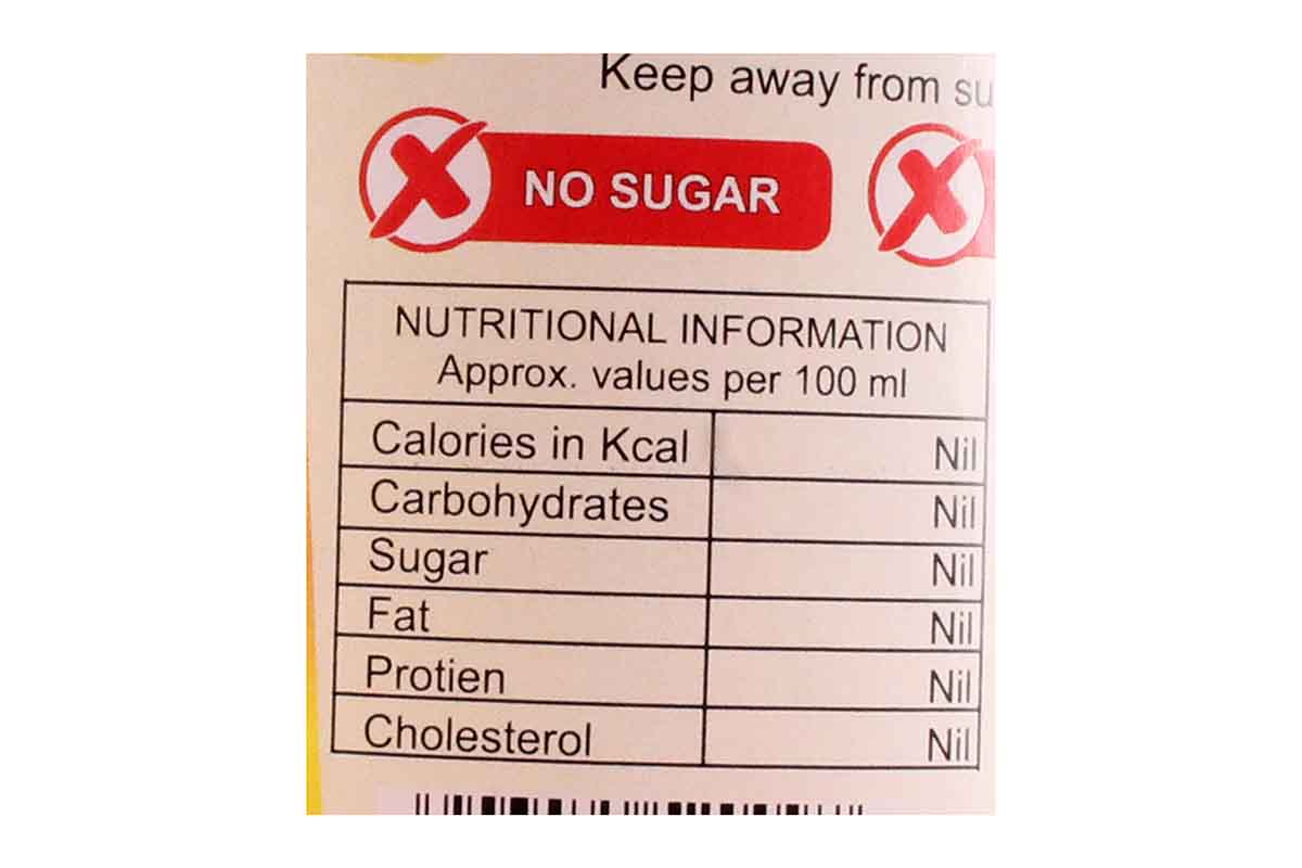 Newrition Kesar Elaichi Sugar Free Syrup 500 Ml