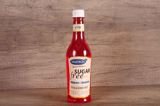 Newtrition Strawberry Sugar Free Syrup 500 Ml