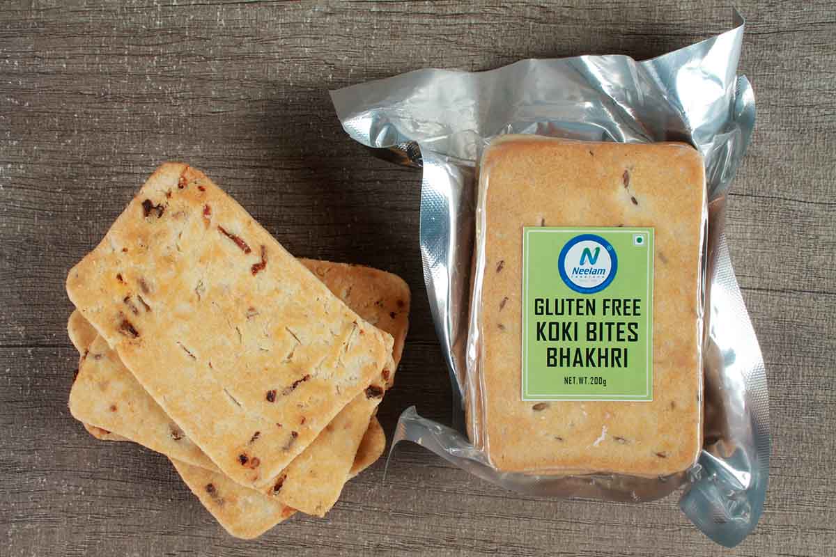 Gluten Free Koki Bites Bhakhri Mobile 200 Gm