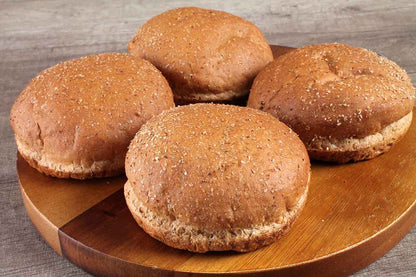 Whole Wheat Burger Bun 4 Pieces