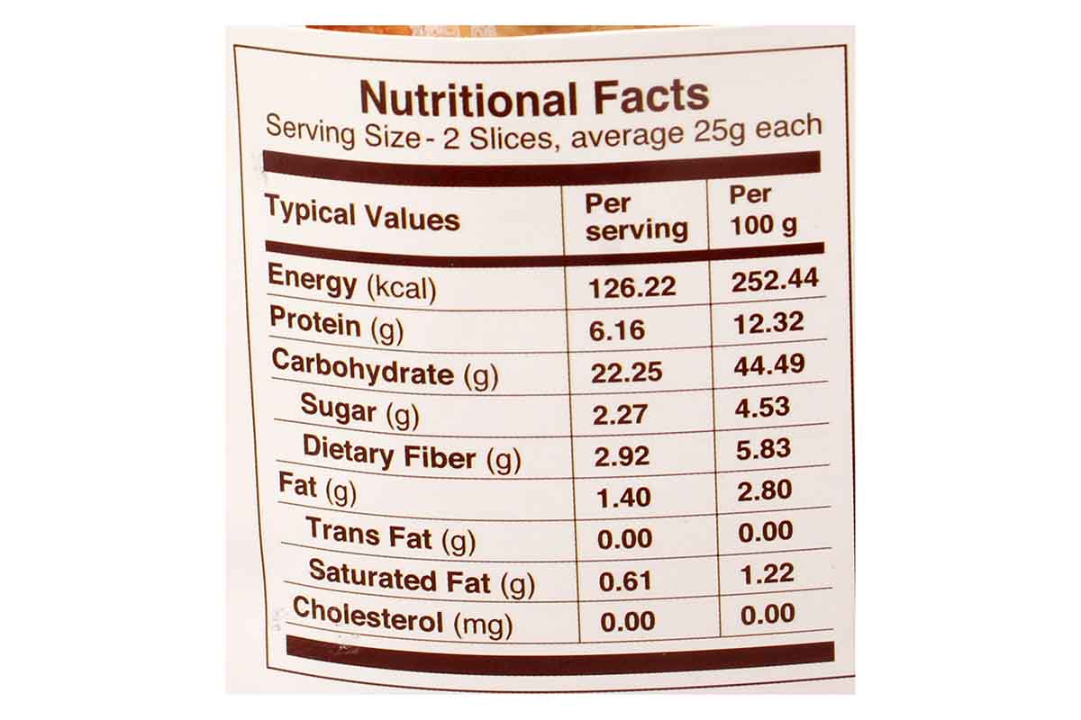 The Health Factory Zero Maida Bread 250 Gm