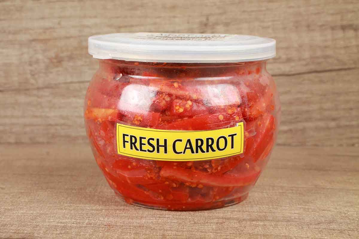 Less Oil Carrot Pickle 200 Gm