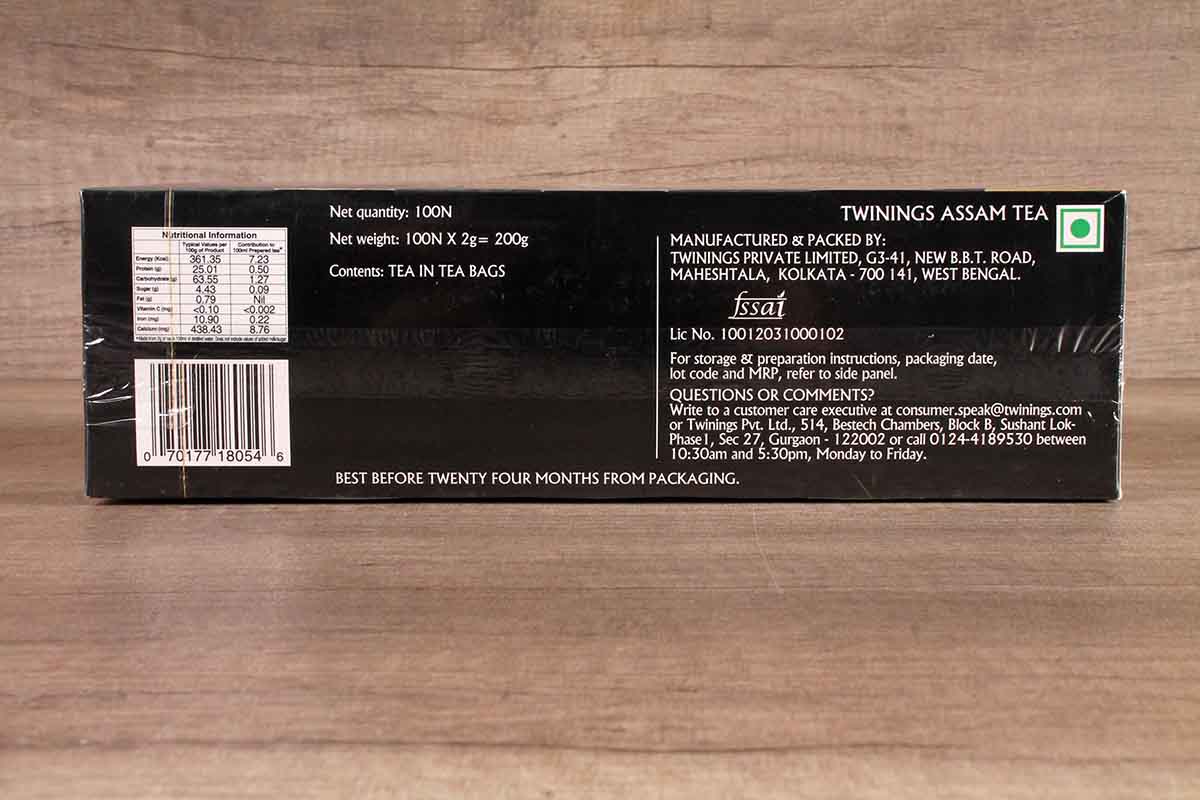 Twinings Classic Assam Tea 100 Bag